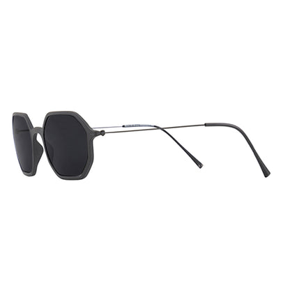 Matte Black Sunglasses - Octagonal