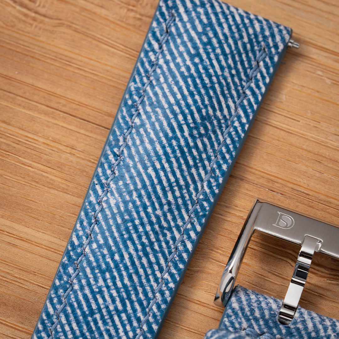 Stone Washed Denim Signature Strap