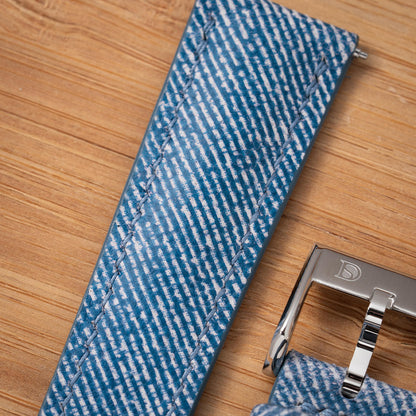 Stone Washed Denim Signature Strap