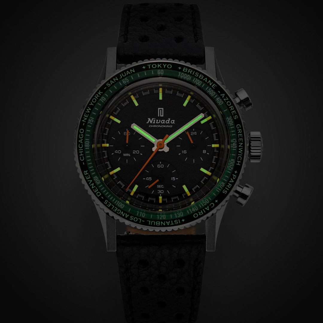 Nivada Chronoking Mecaquartz Tachymeter