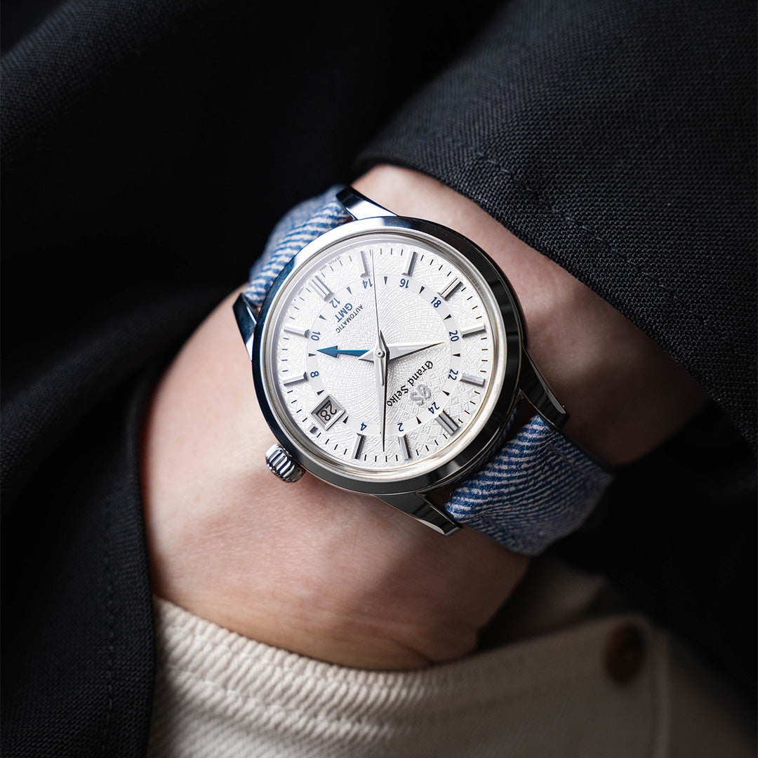 Stone Washed Denim Signature Strap