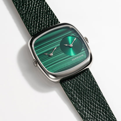 ALD Dual Time - Malachite – Green Sunray In Steel
