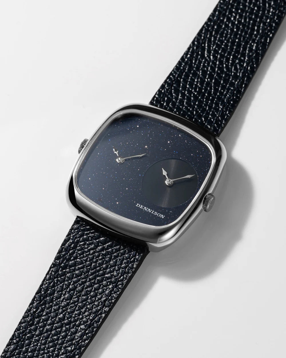 ALD Dual Time – Aventurine – Black Sunray In Steel