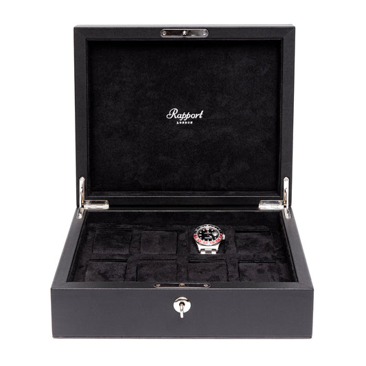 Vantage 8 Watch Box - Black