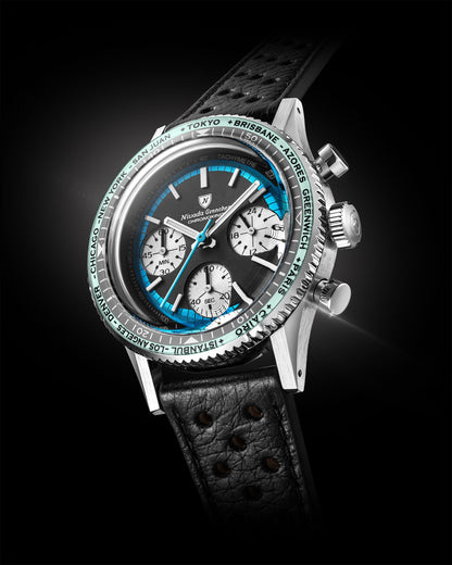 Chronoking Racing Blue - Interchangeable Bezel