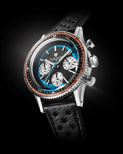 Chronoking Racing Blue - Interchangeable Bezel