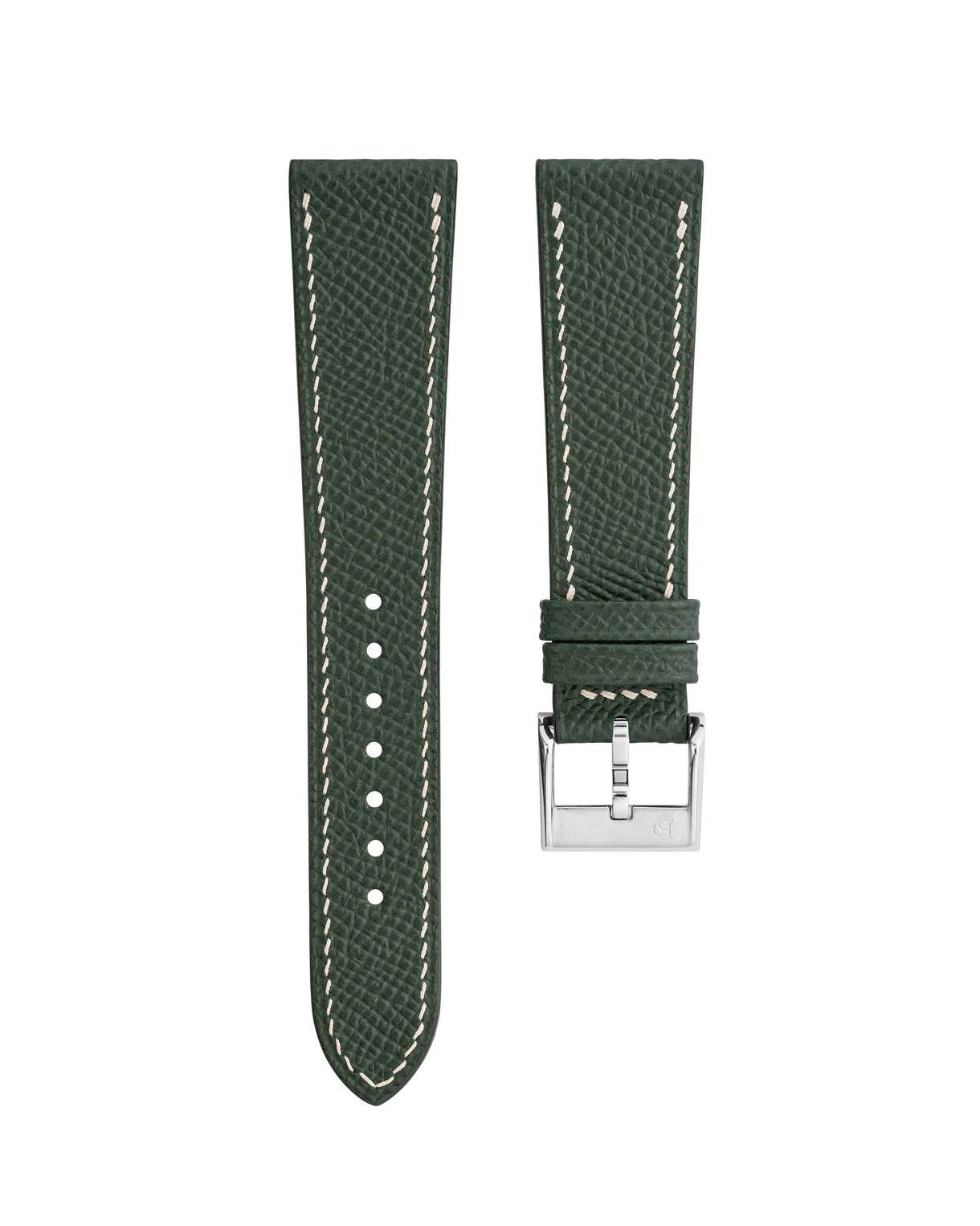 Hunter Green Epsom Slim Strap