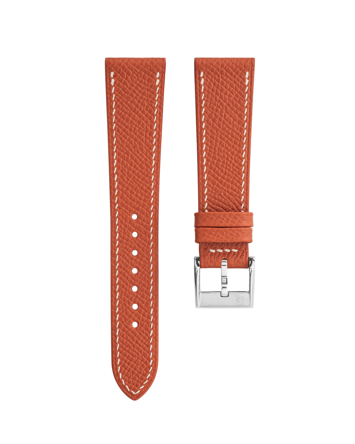 Orange Epsom Slim Strap