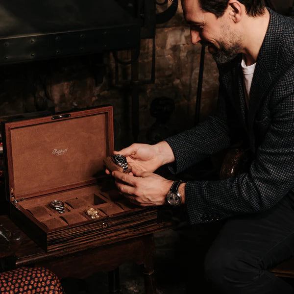 Heritage 10 Watch Collector Box - Macassar