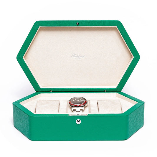 Portobello 3 Watch Box - Green