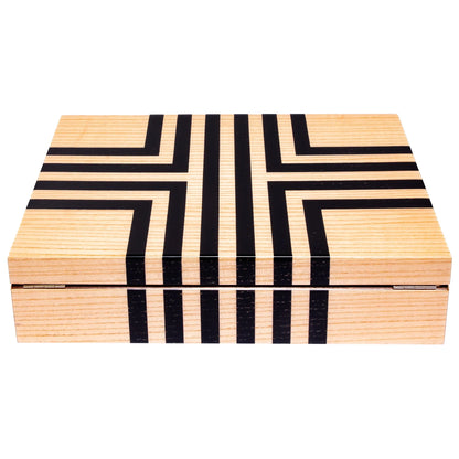 Labyrinth 10 Watch Collector Box - Beige