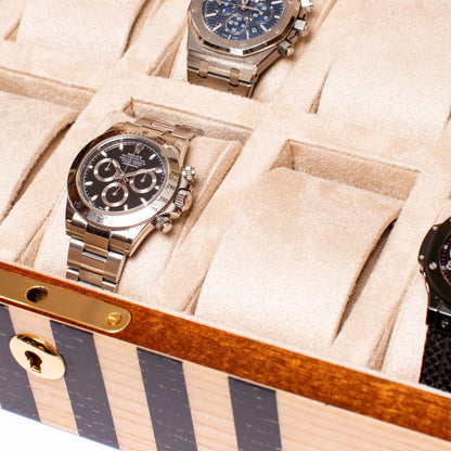 Labyrinth 10 Watch Collector Box - Beige