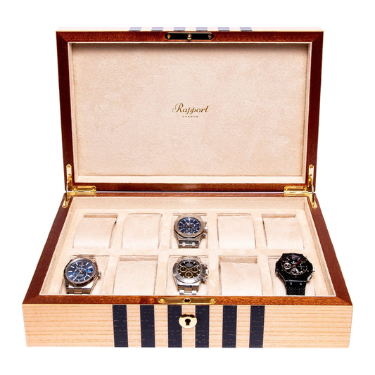 Labyrinth 10 Watch Collector Box - Beige