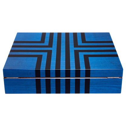 Labyrinth 10 Watch Collector Box - Blue