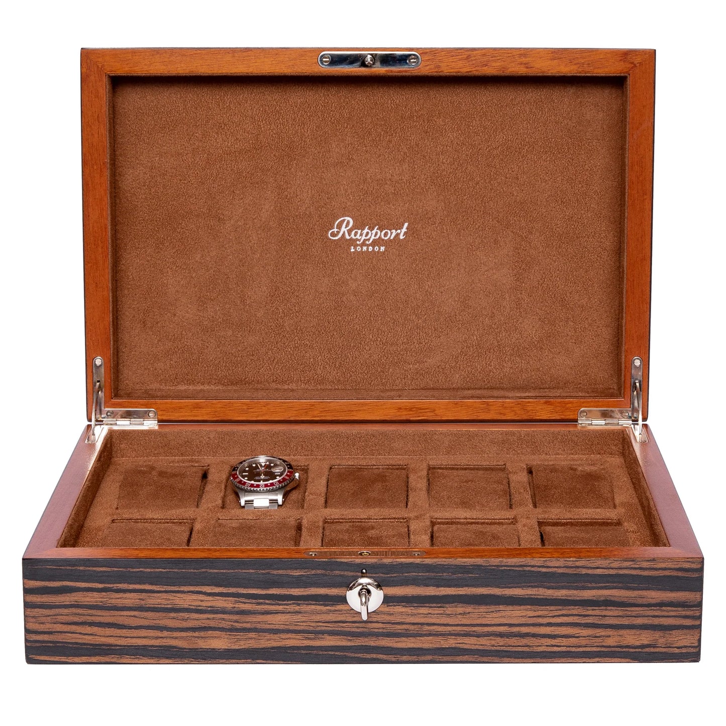 Heritage 10 Watch Collector Box - Macassar