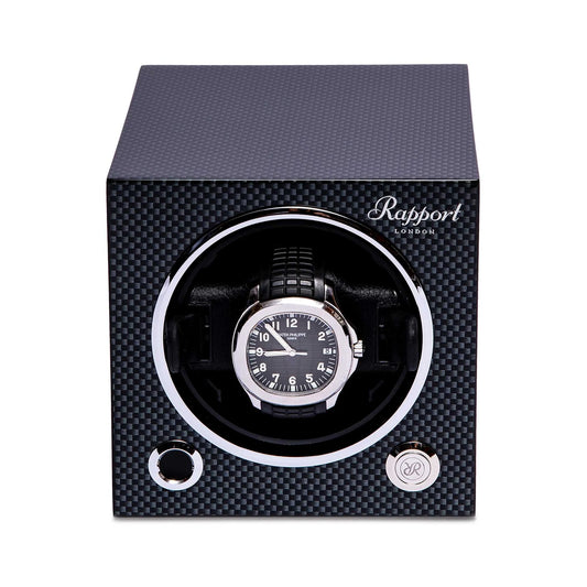 EVO Cube 1 Watch Winder Digital - Carbon Fibre