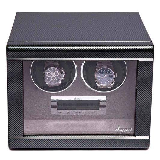 Formula 2 Watch Winder - Carbon Fibre