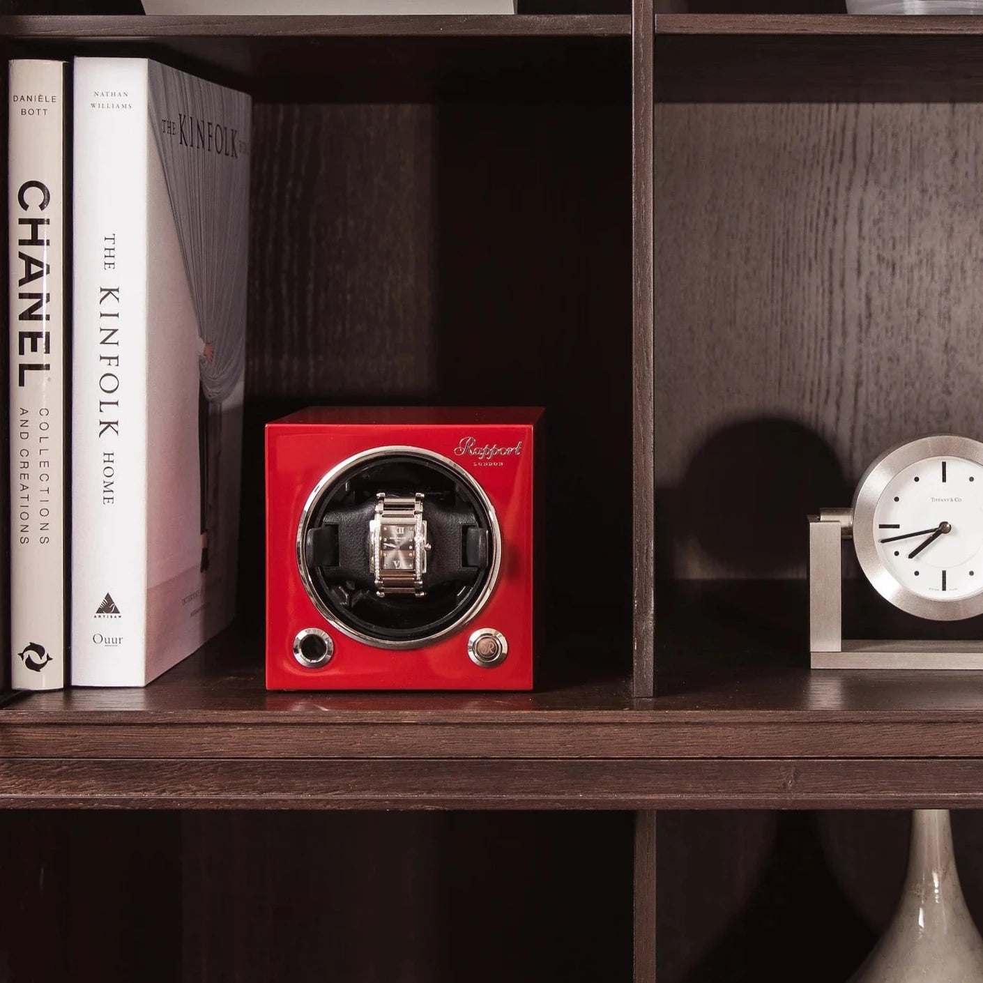 EVO Cube 1 Watch Winder Digital - Crimson Red