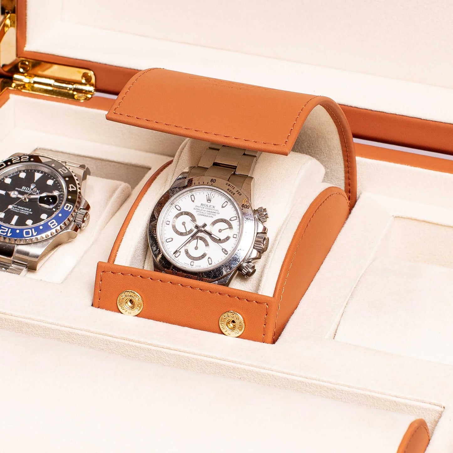 Kensington 6 Watch Collector Box - Tan