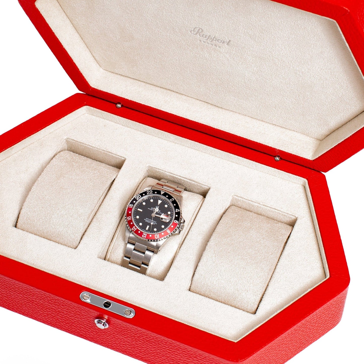Portobello 3 Watch Box - Red