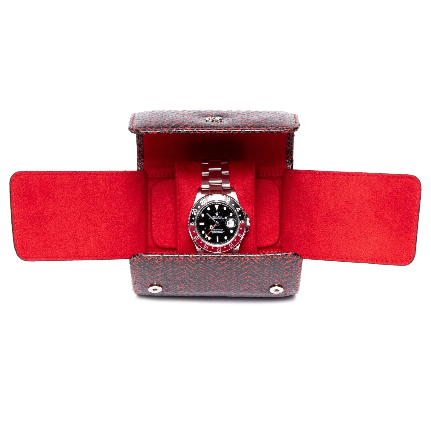 Marlow Single Watch Roll - Red