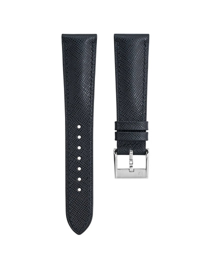 Black Saffiano Signature Strap