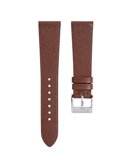 Caramel Saffiano Signature Strap