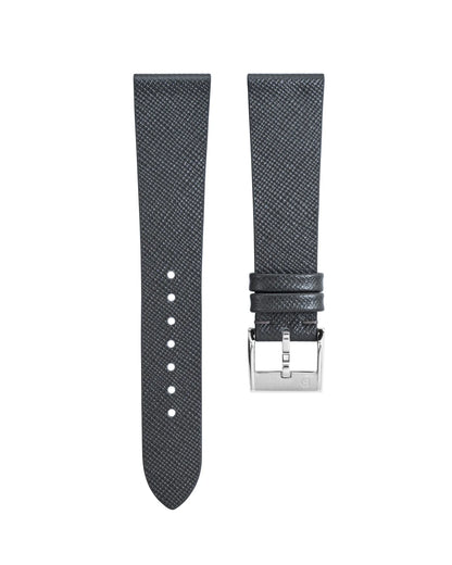 Grey Saffiano Signature Strap
