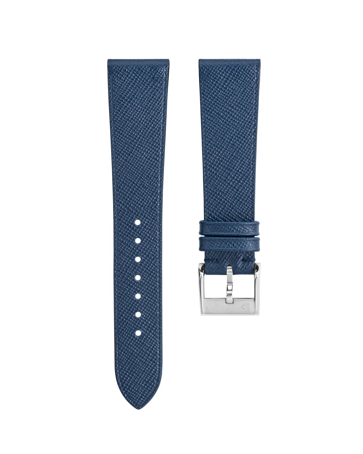 Navy Saffiano Signature Strap