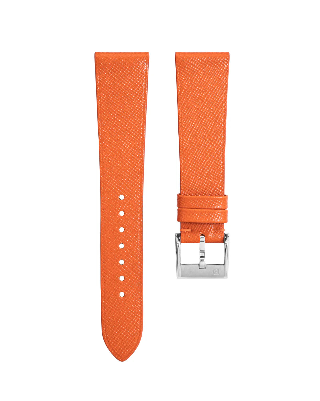 Orange Saffiano Signature Strap