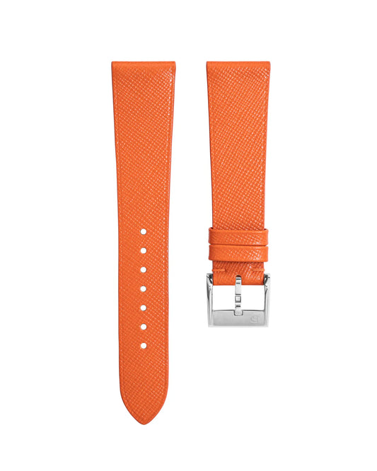 Orange Saffiano Signature Strap