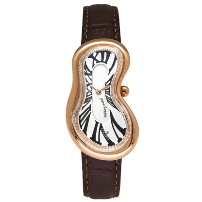 Melting Watch - Rose Gold White
