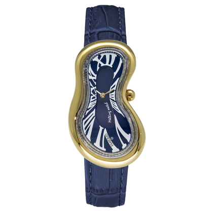 Melting Watch - Gold Blue