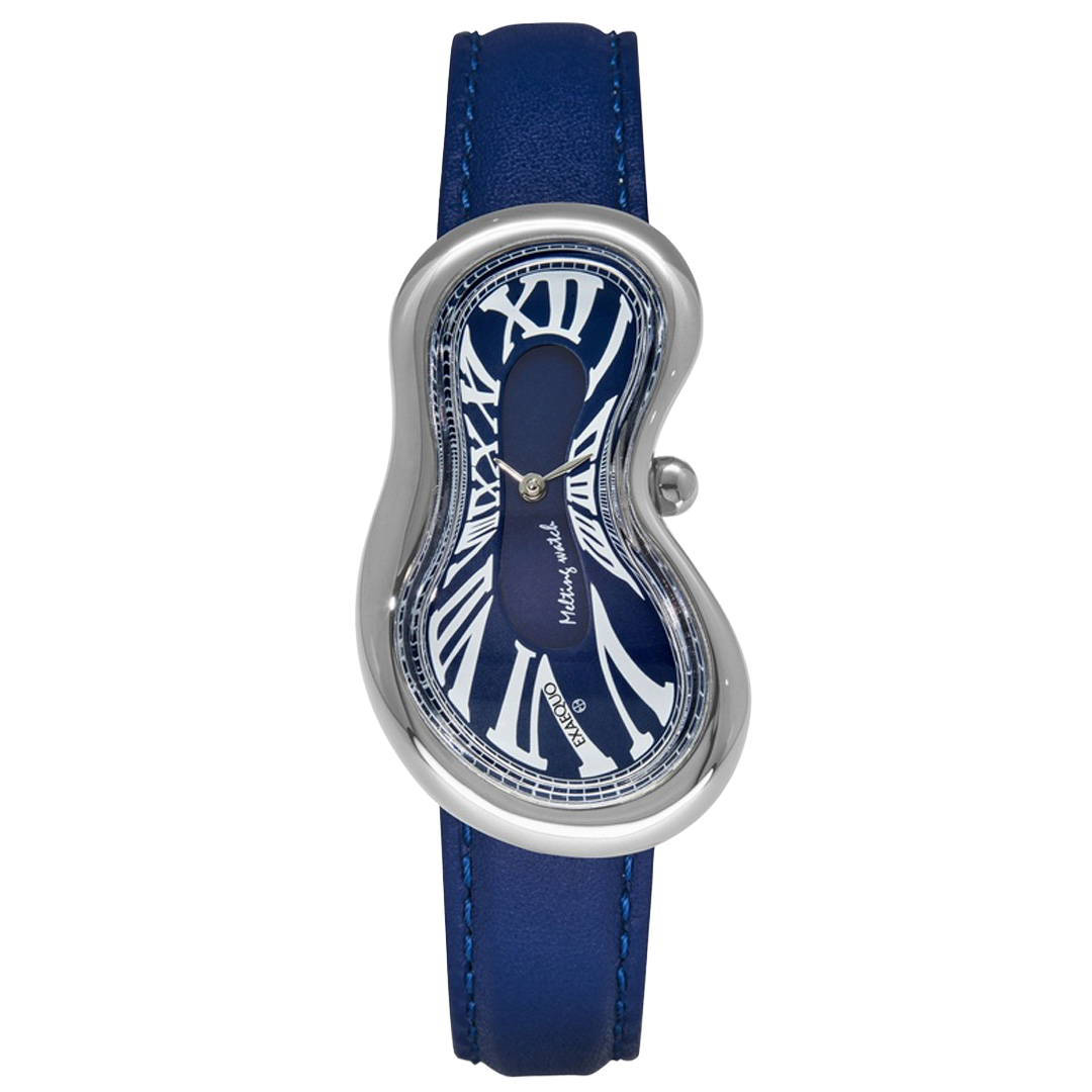 Melting Watch - Silver Blue