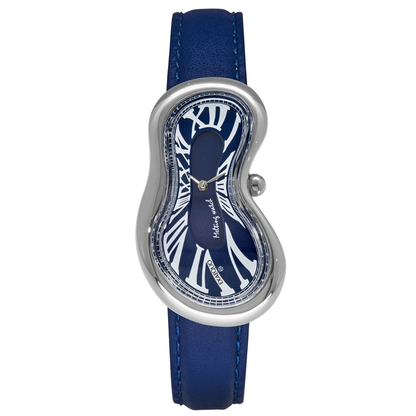 Melting Watch - Silver Blue