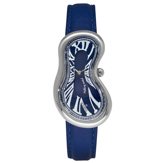 Melting Watch - Silver Blue