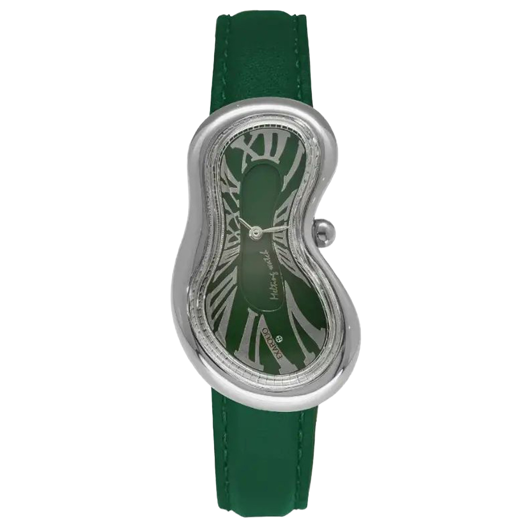 Melting Watch - Silver Green