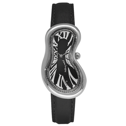 Melting Watch - Silver Black