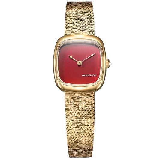 Mini Red Jasper In Gold