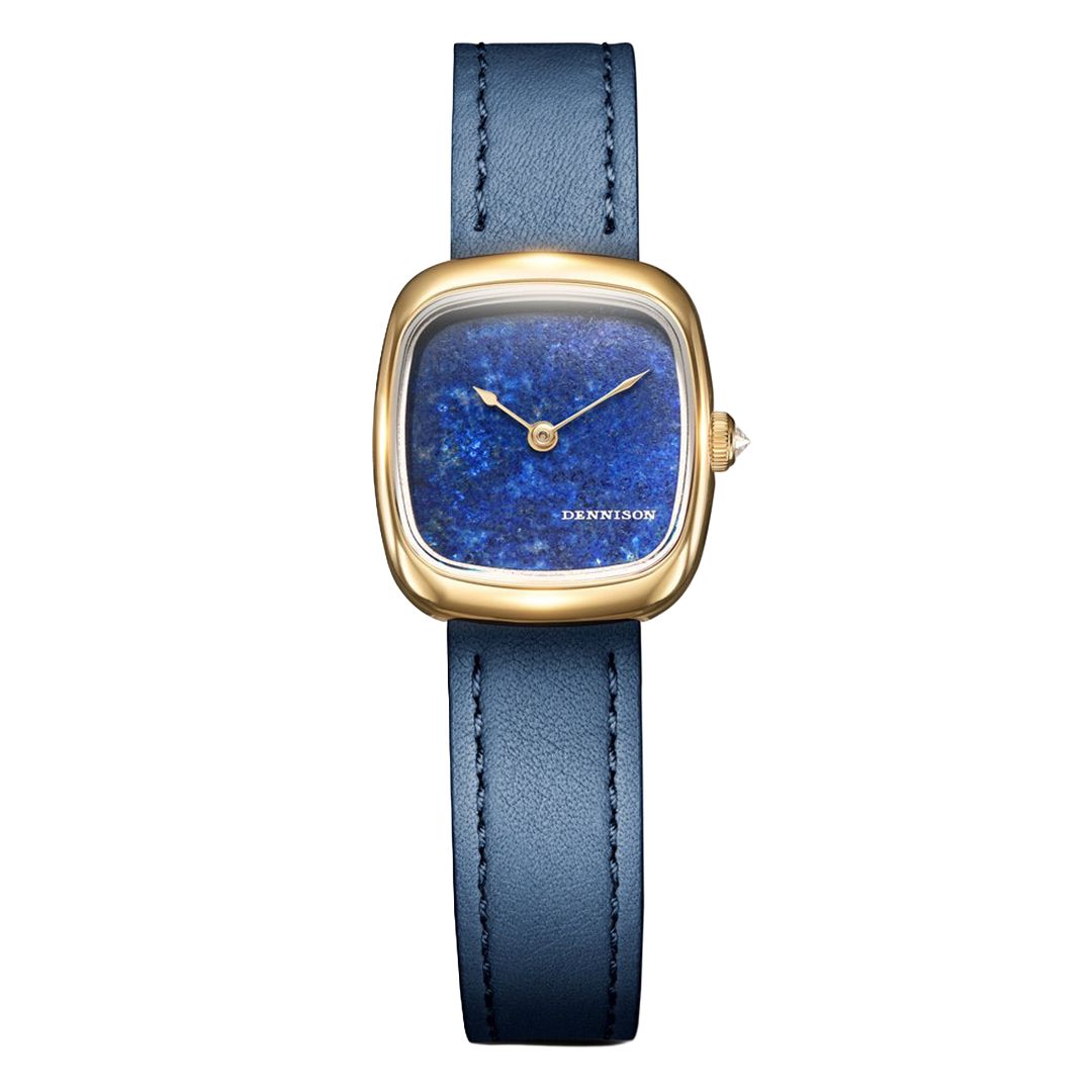 Mini Lapis Lazuli In Gold