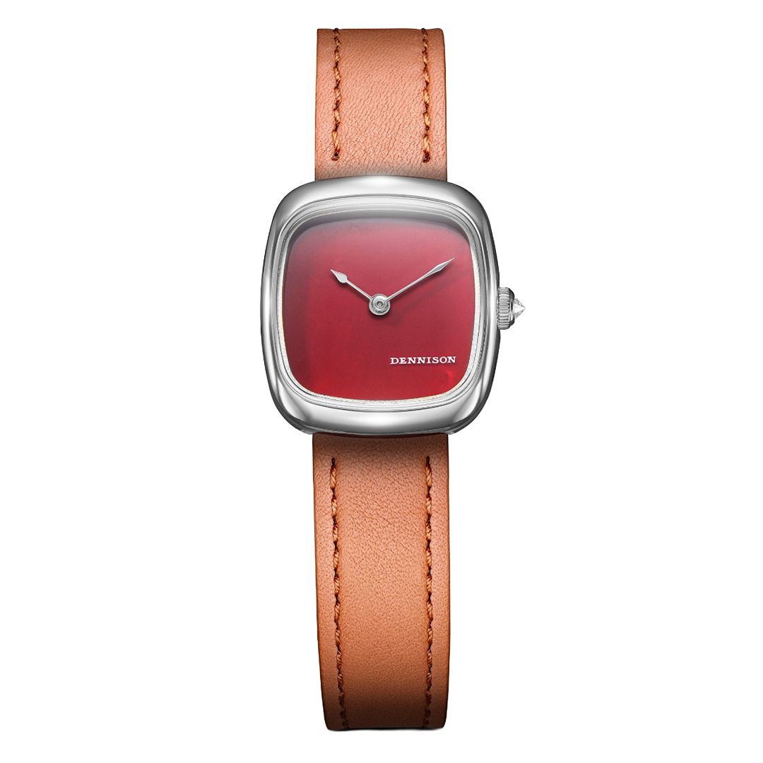 Mini Red Jasper In Steel