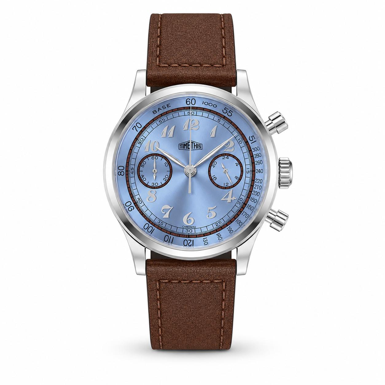 Vintage Mecaquartz Chrono - Glacier Blue