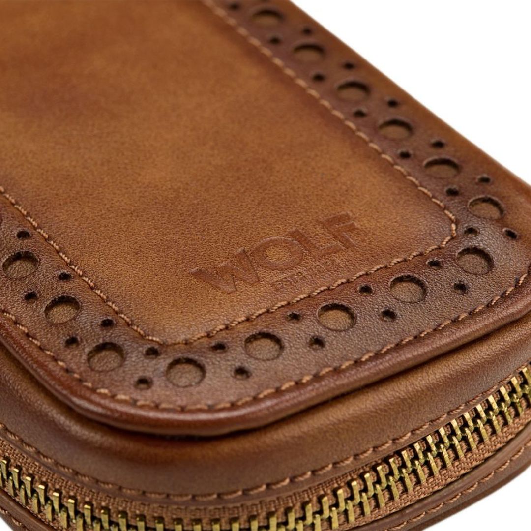 Brogue 2 Piece Watch Zip Case