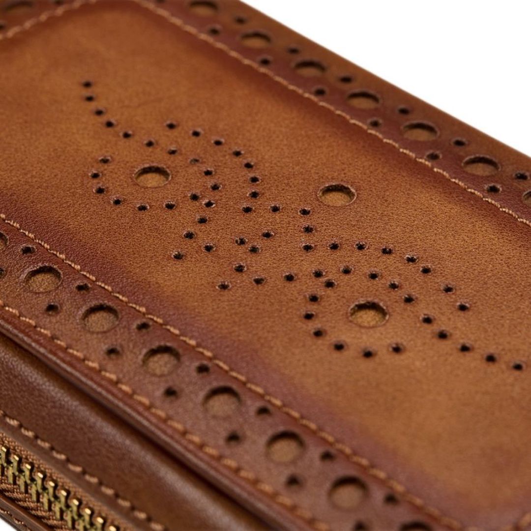 Brogue 2 Piece Watch Zip Case