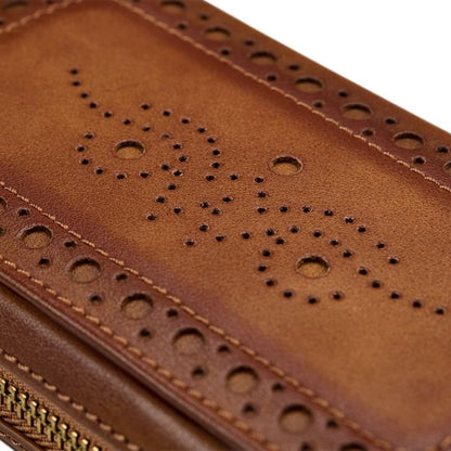 Brogue 2 Piece Watch Zip Case