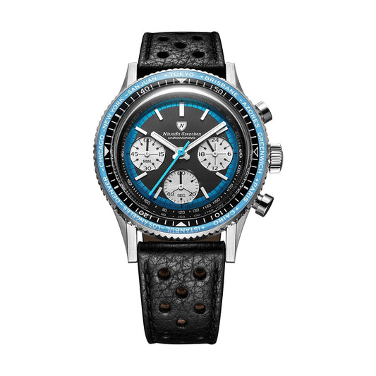 Chronoking Racing Blue - Interchangeable Bezel