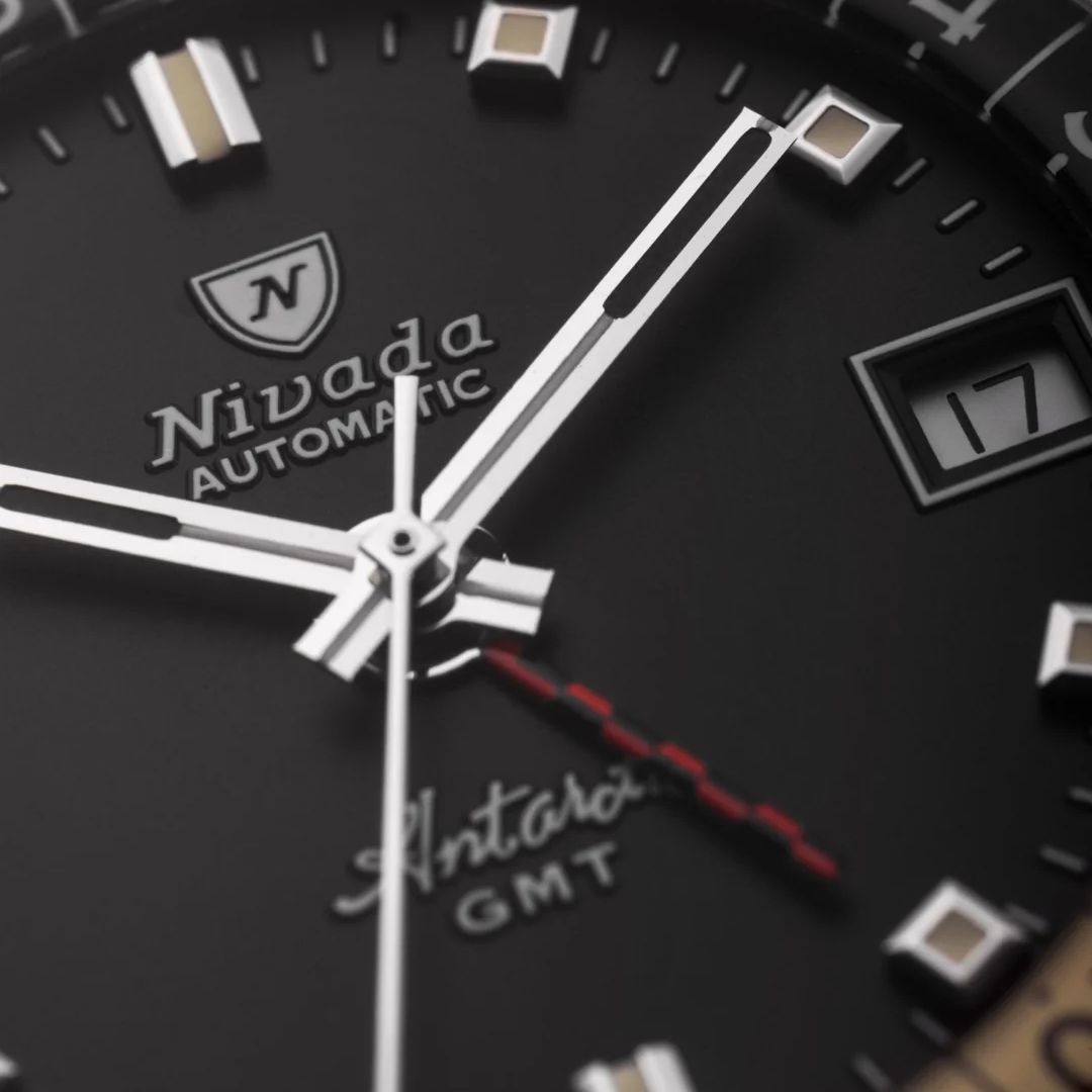 Antartic GMT - Black - 36mm