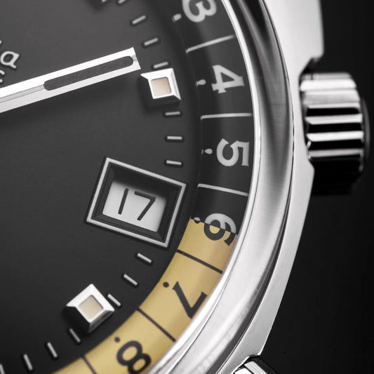 Antartic GMT - Black - 36mm