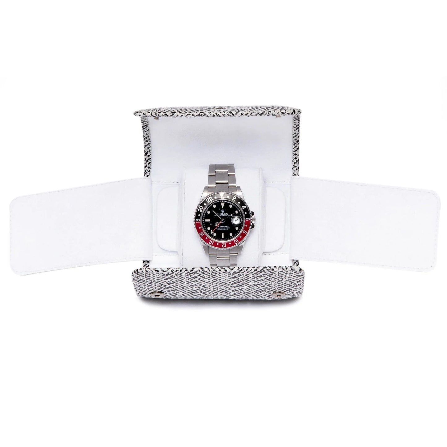Marlow Single Watch Roll - White