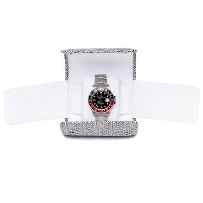 Marlow Single Watch Roll - White
